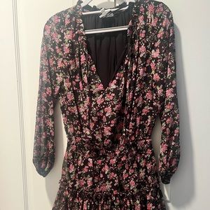 Sky to moon floral dress - S
